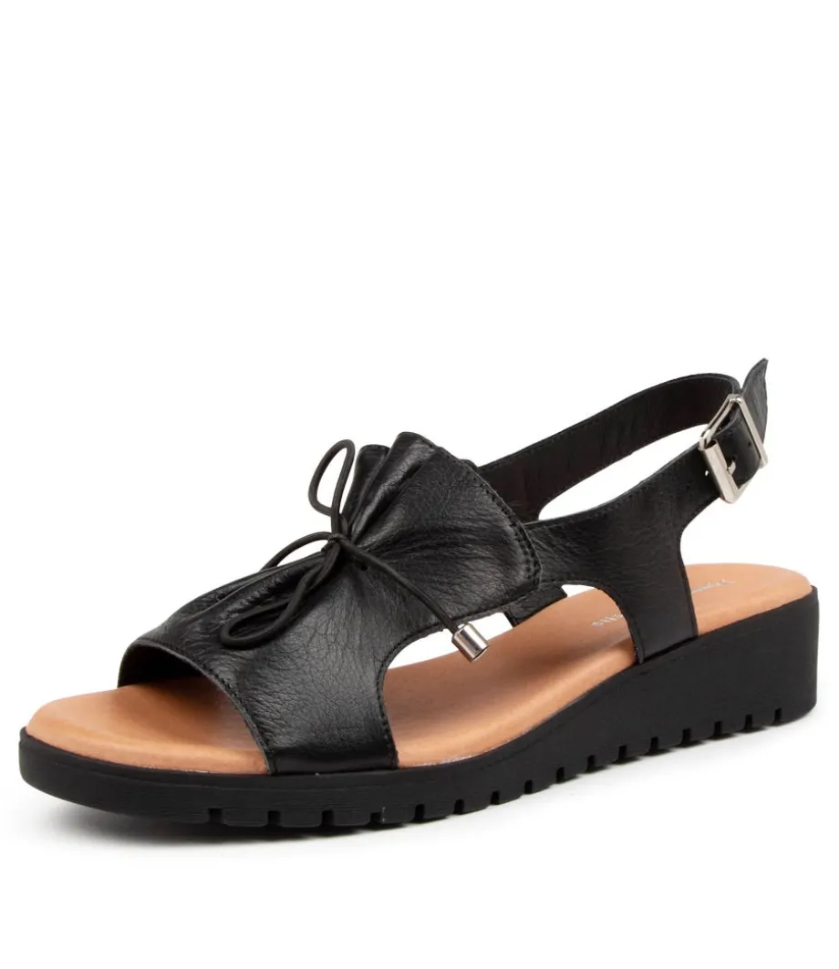 Malika Black Leather<DJANGO & JULIETTE Best Sale