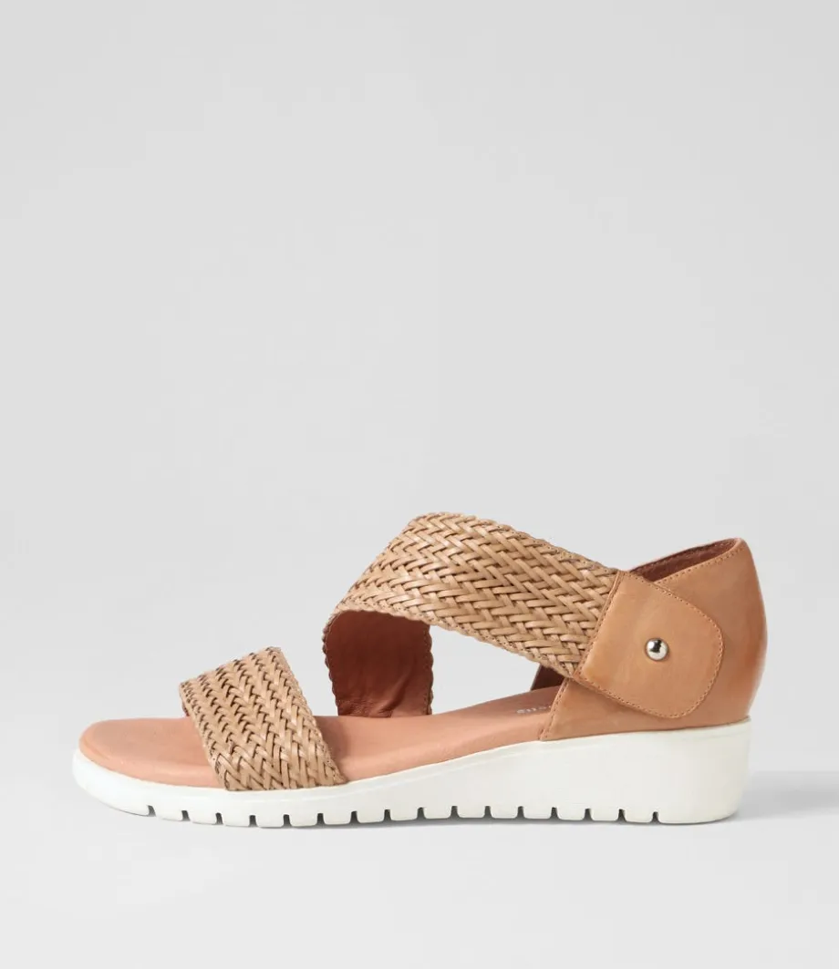 Malkie Biscuit Weave Leather Sandals<DJANGO & JULIETTE Fashion