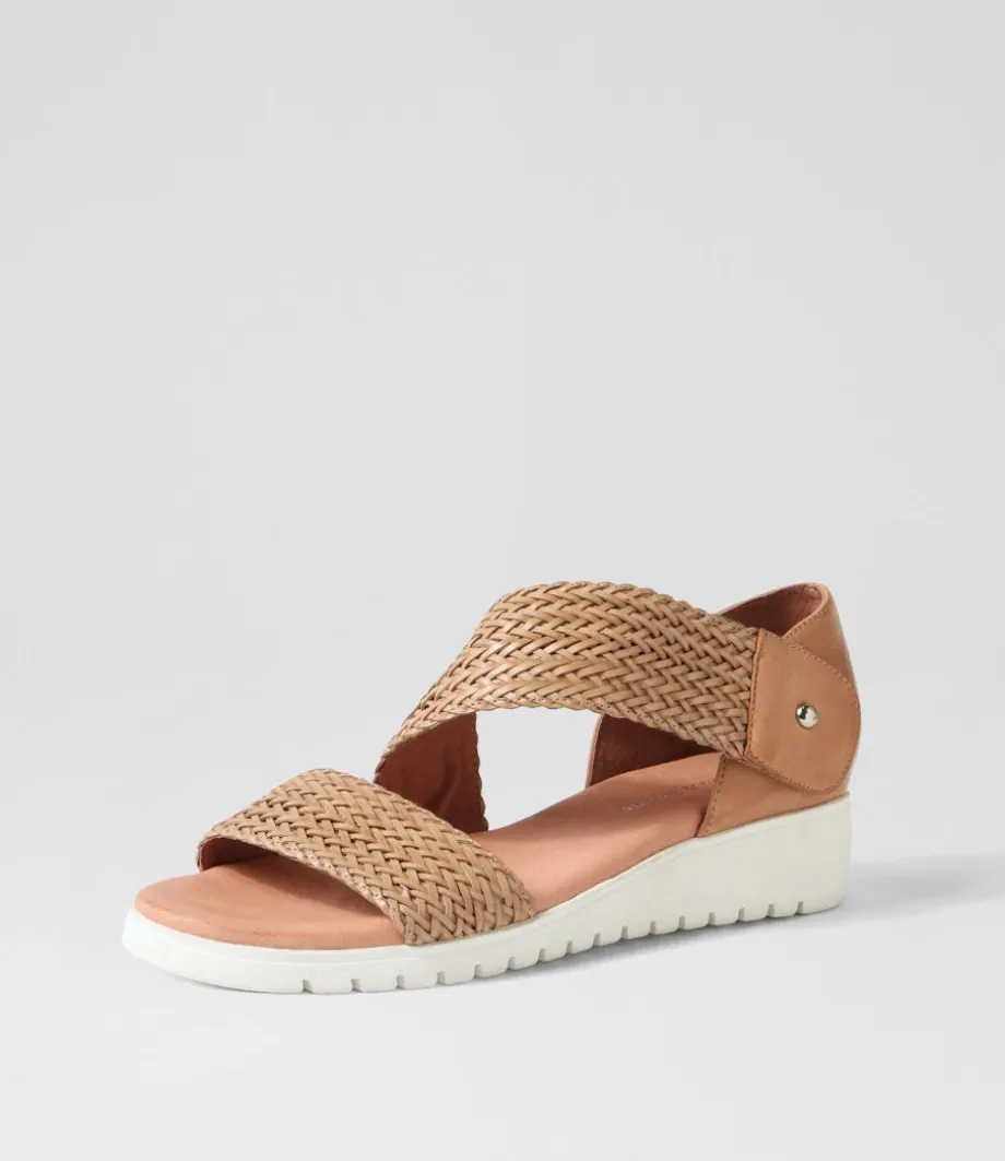 Malkie Biscuit Weave Leather Sandals<DJANGO & JULIETTE Fashion