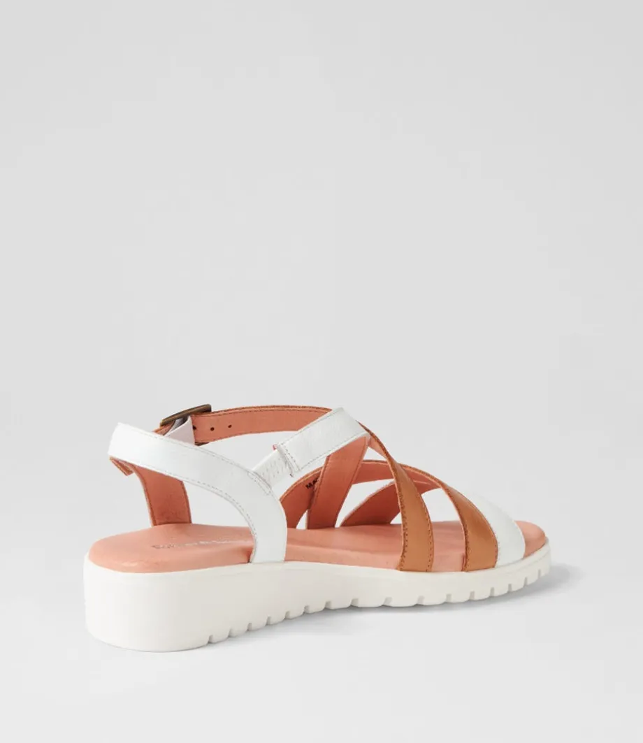 matedy_white_dark_tan_multi_sandals_2.webp Matedy White Dark Tan Multi Sandals<DJANGO & JULIETTE Sale