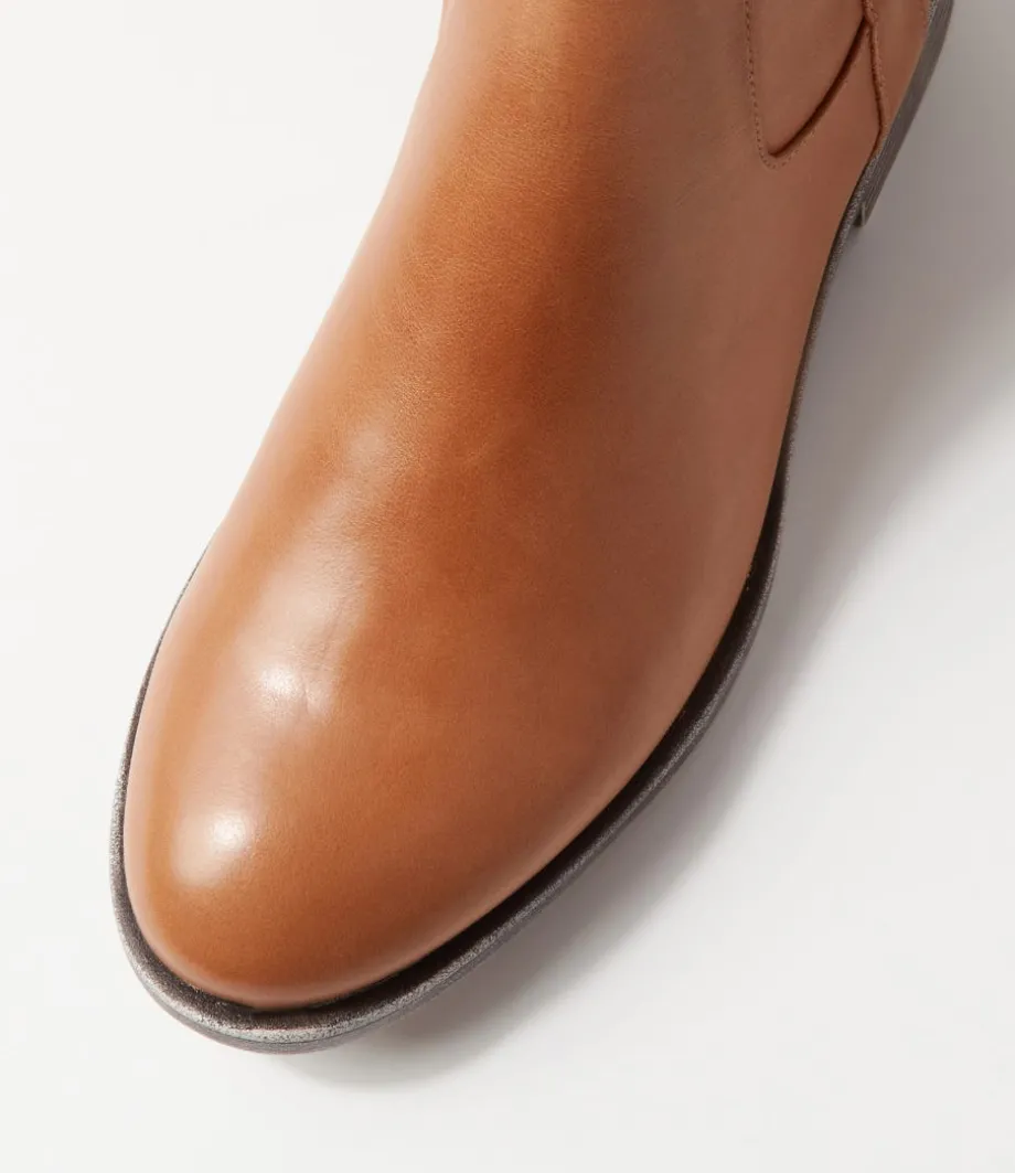 matteat_tan_leather_knee_high_boots_3.webp Matteat Tan Leather Knee High Boots<DJANGO & JULIETTE Online