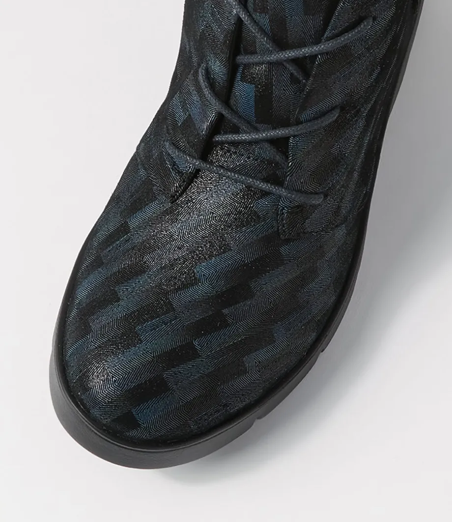melbourne_w_blue_tetris_leather_lace_up_boots_3.webp Melbourne W Blue Tetris Leather Lace Up Boots<ZIERA Store