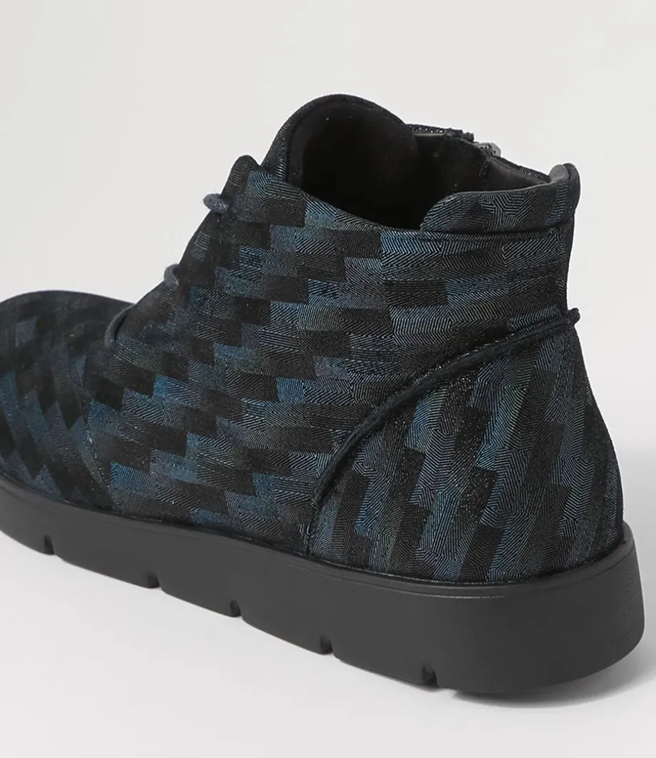 melbourne_w_blue_tetris_leather_lace_up_boots_4.webp Melbourne W Blue Tetris Leather Lace Up Boots<ZIERA Store