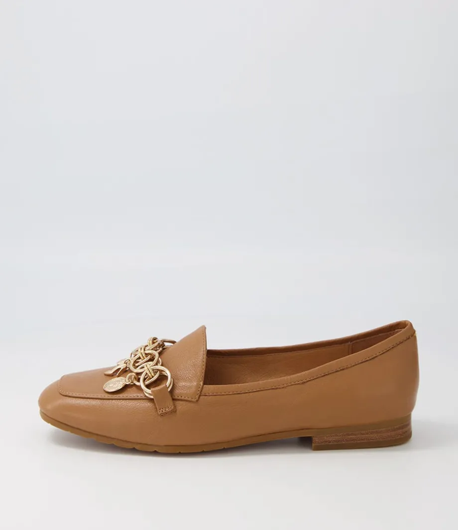 Mennat Dark Tan Leather Loafers<TOP END Fashion