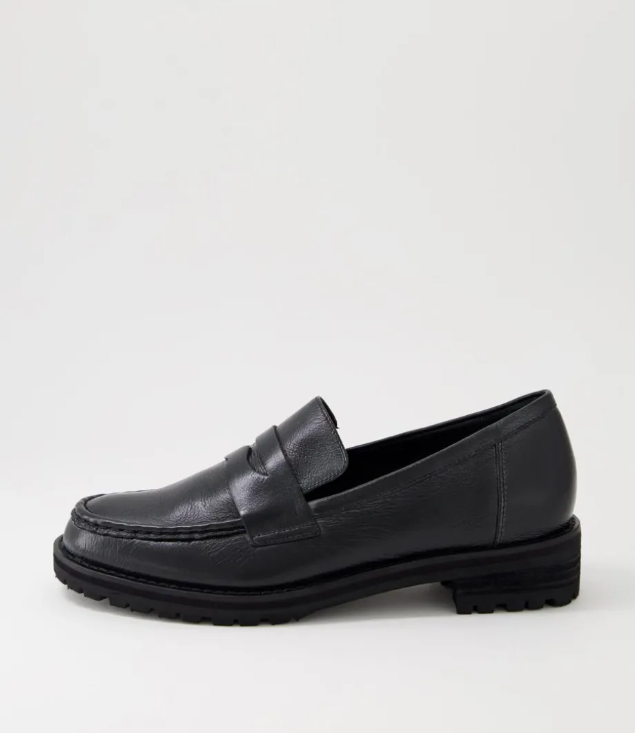 Metters W Black Leather Loafers<ZIERA Sale