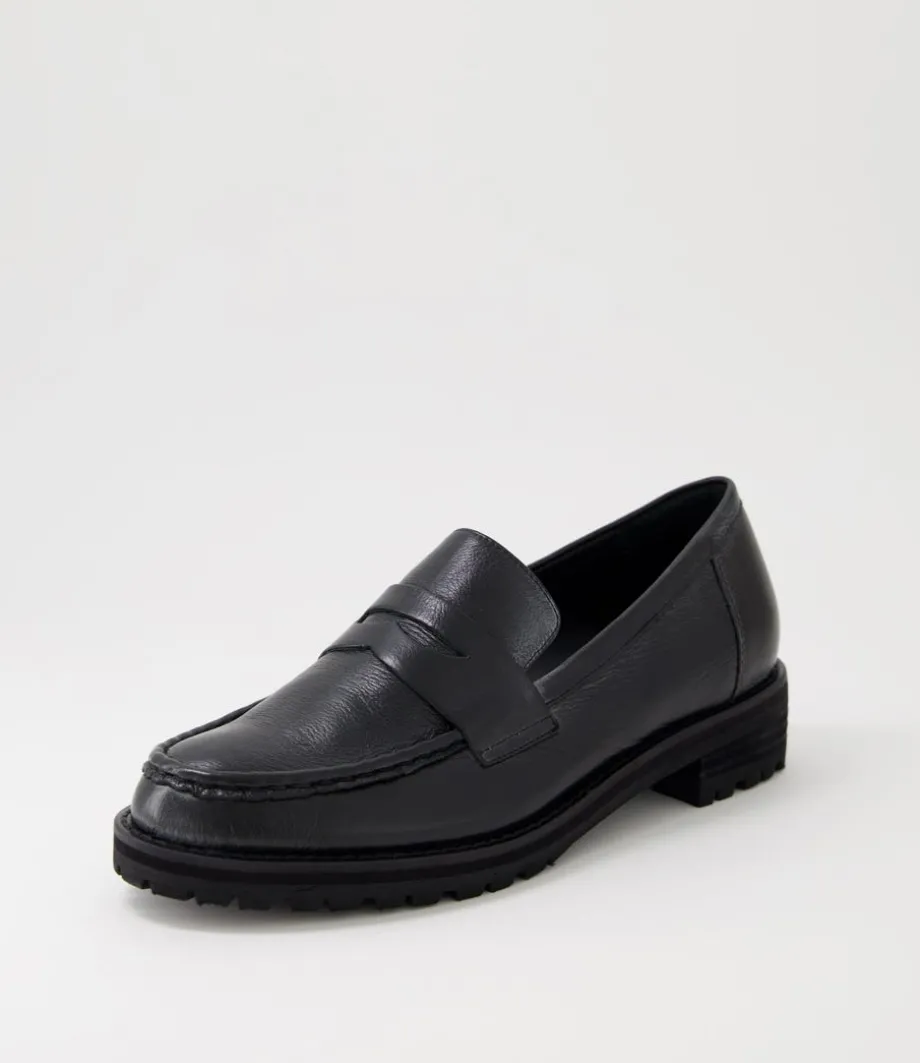 metters_w_black_leather_loafers_1.webp Metters W Black Leather Loafers<ZIERA Sale