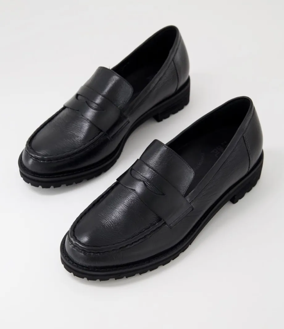 metters_w_black_leather_loafers_4.webp Metters W Black Leather Loafers<ZIERA Sale