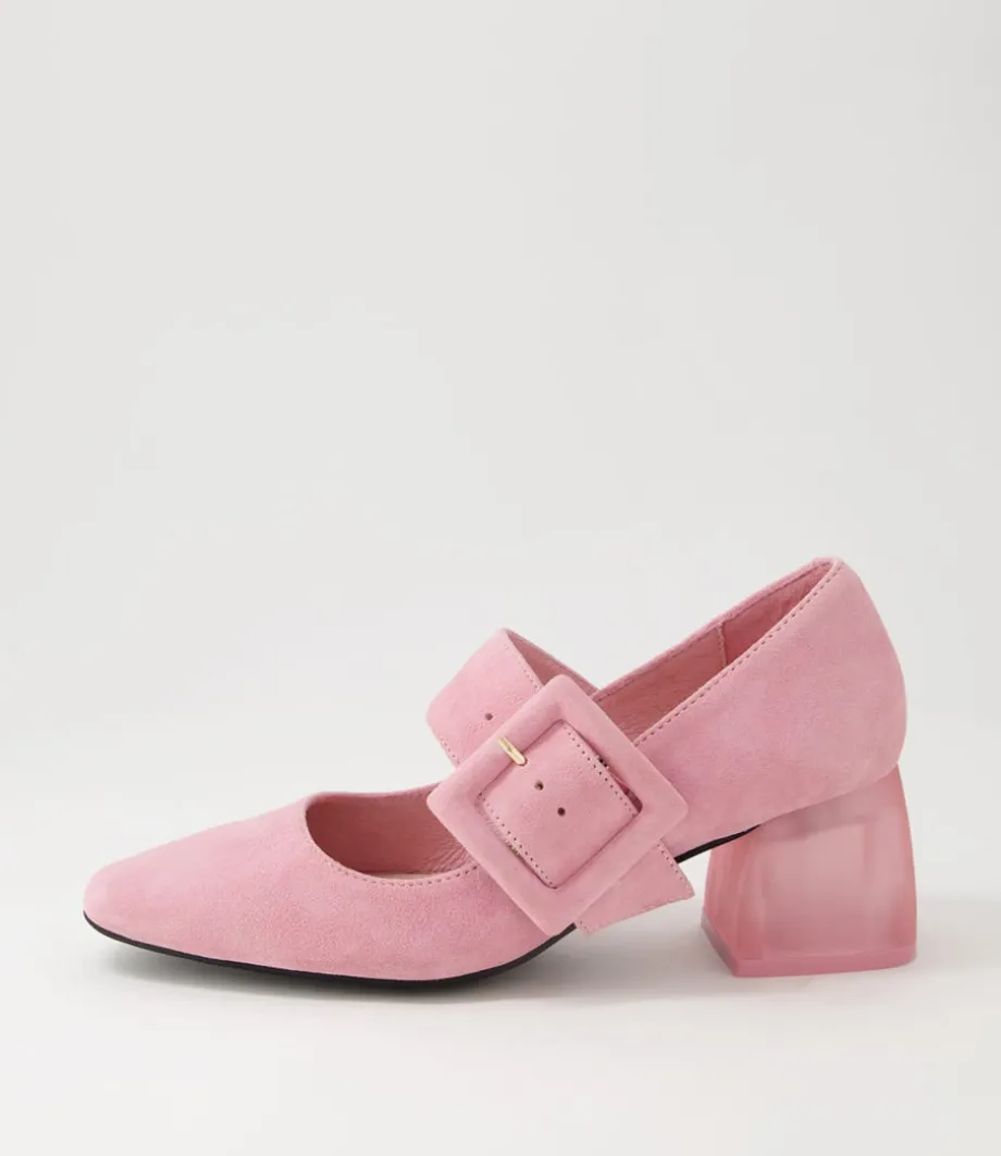 Milsom Pink Suede Heels<DJANGO & JULIETTE Hot
