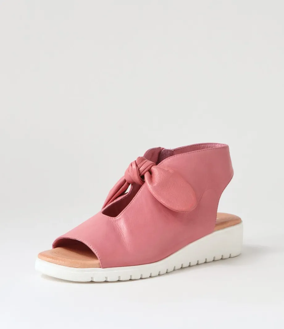 moneka_pretty_pink_white_leather_sandals_1.webp Moneka Pretty Pink White Leather Sandals<DJANGO & JULIETTE Best