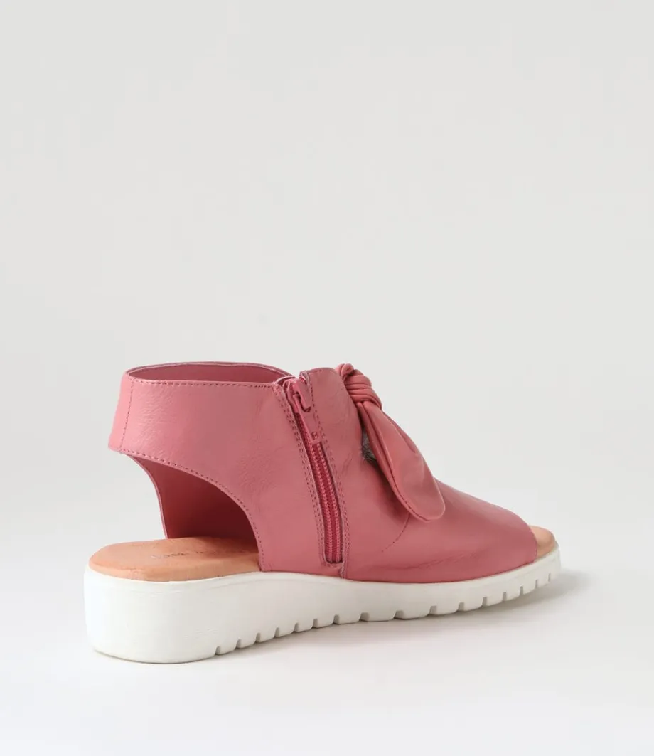 moneka_pretty_pink_white_leather_sandals_2.webp Moneka Pretty Pink White Leather Sandals<DJANGO & JULIETTE Best