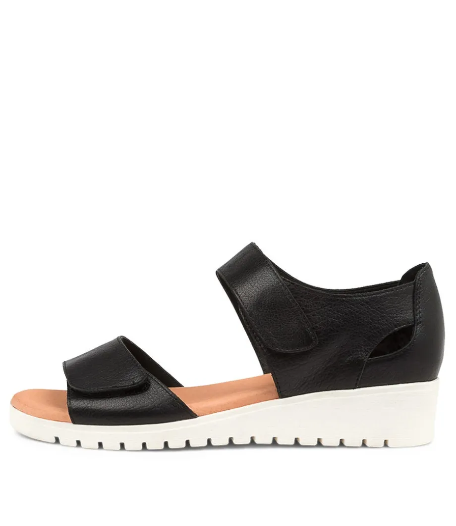 Monte Dj Black White Sole Leather<DJANGO & JULIETTE New