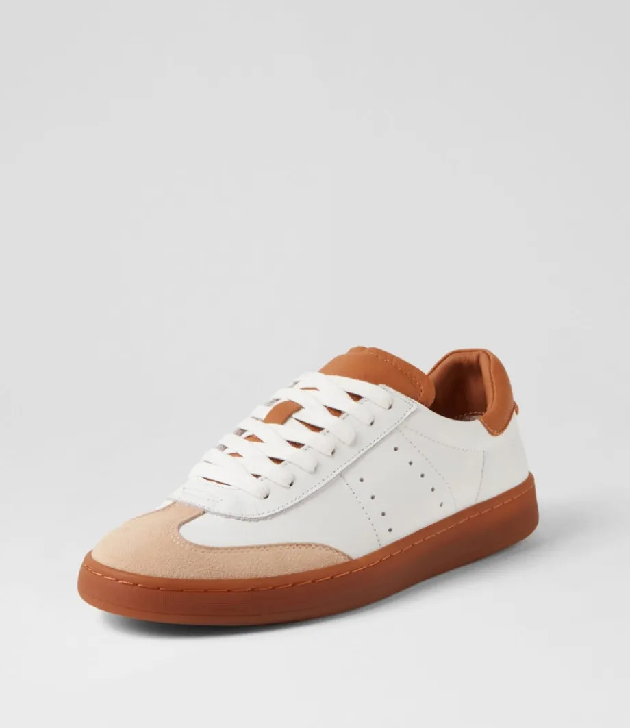 Mysti Off White Tan Multi Sneakers<DJANGO & JULIETTE Cheap
