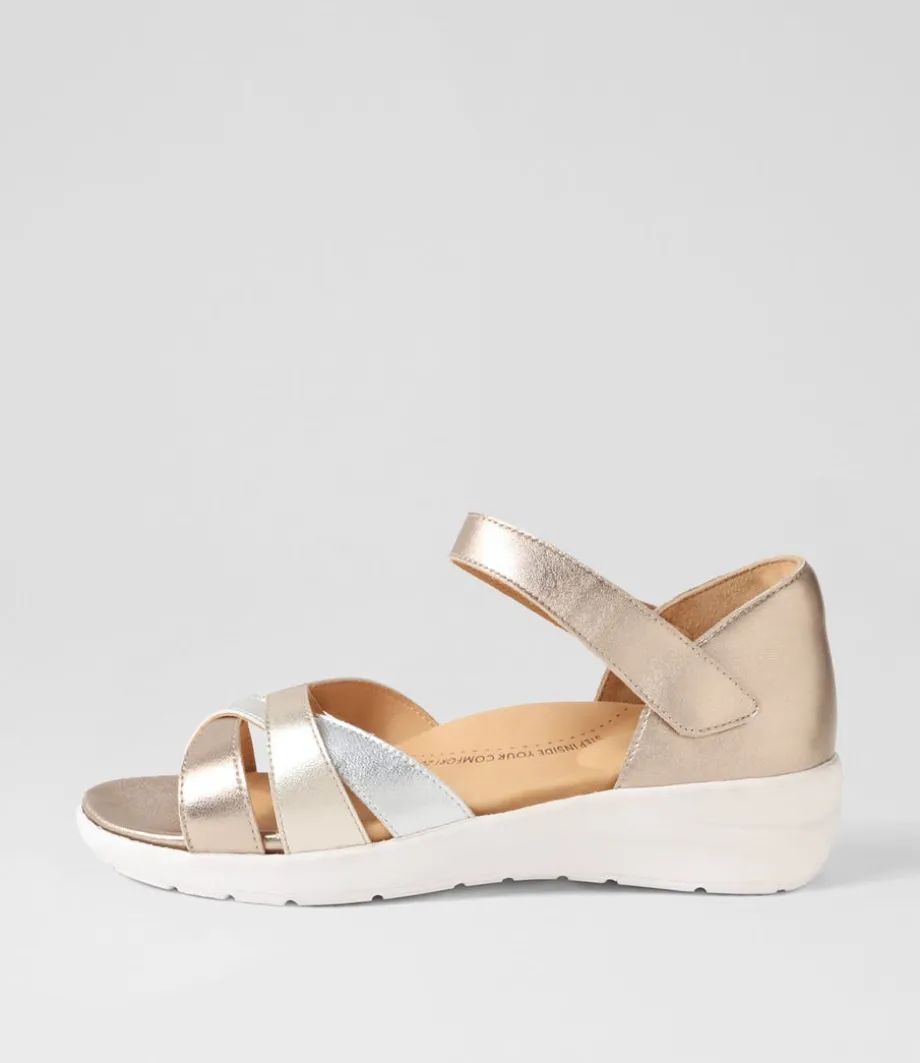 Nacola2 Xw Metallic Multi Leather Sandals<ZIERA Cheap