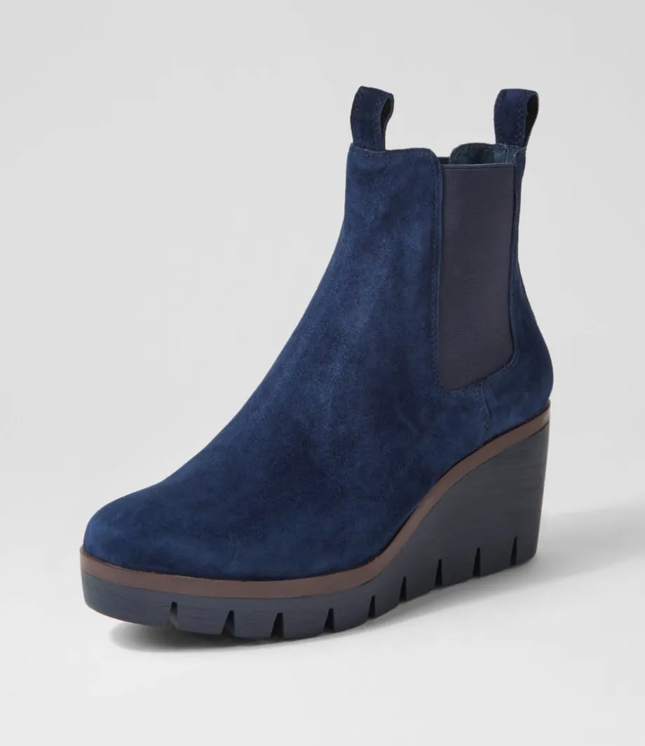 niddle_navy_suede_ankle_boots_1.webp Niddle Navy Suede Ankle Boots<DJANGO & JULIETTE Best