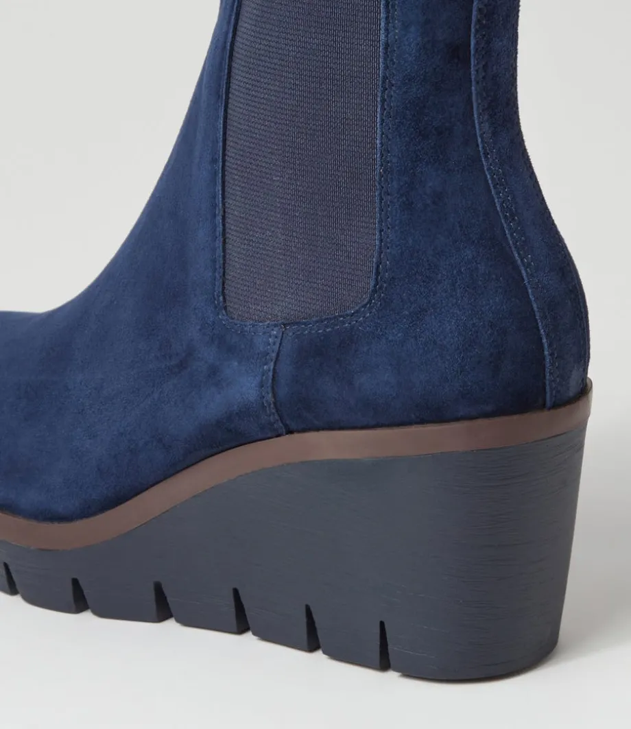 niddle_navy_suede_ankle_boots_4.webp Niddle Navy Suede Ankle Boots<DJANGO & JULIETTE Best