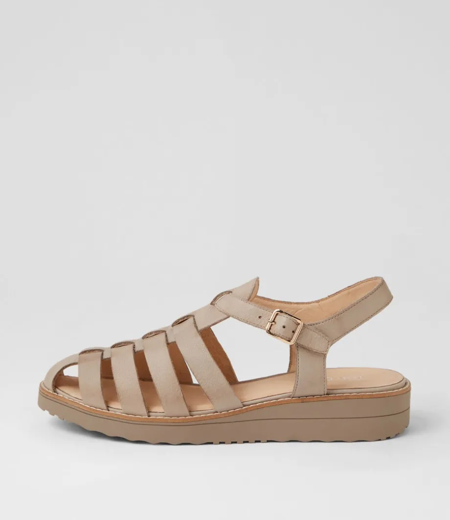 Oblight Smoke Leather Flat Shoes<TOP END Flash Sale