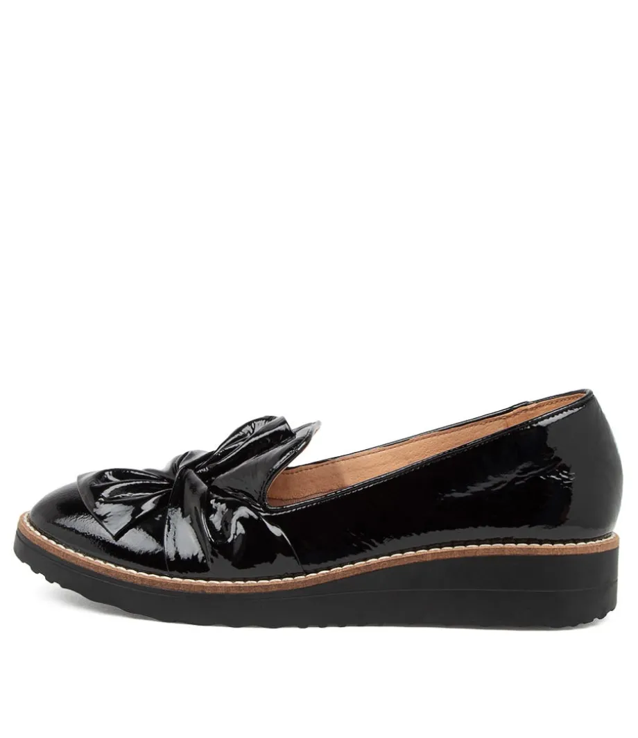 Oclem Black Patent Leather Shoes Black Sole<TOP END Shop