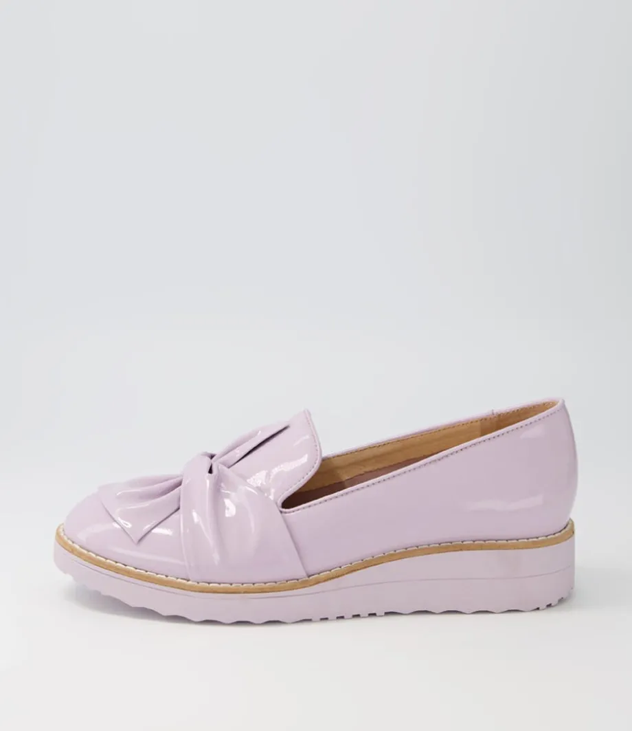 Oclem Lilac Patent Leather Loafers<TOP END Outlet