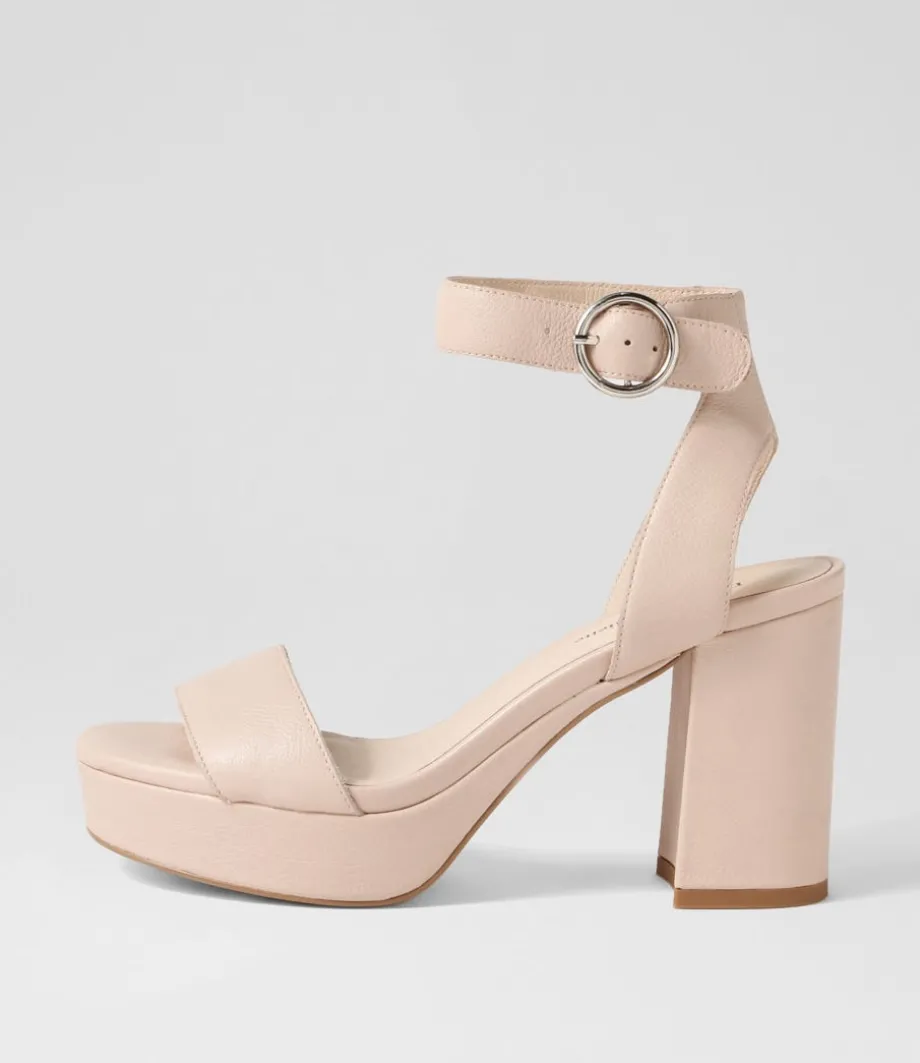 Oita Nude Leather Sandals<DJANGO & JULIETTE Shop