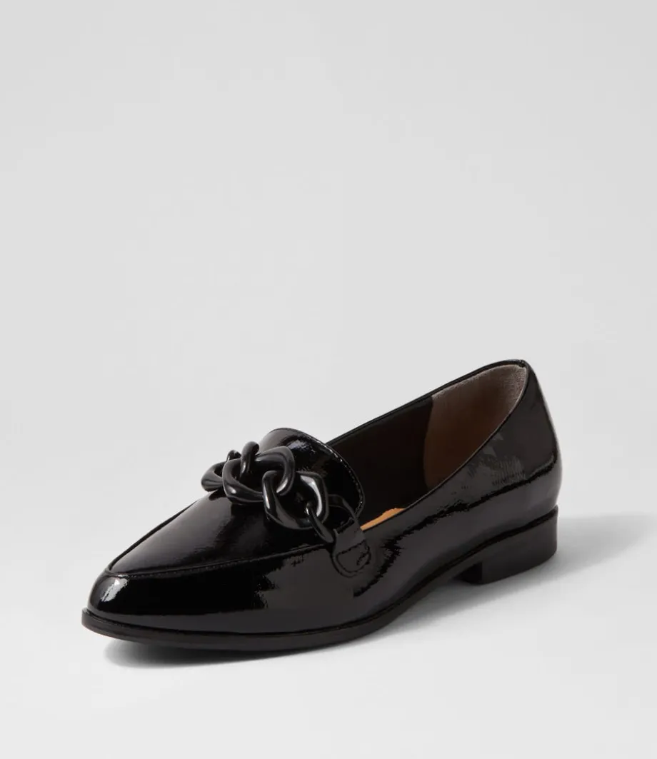 olange_xw_black_wrinkle_patent_loafers_1.webp Olange Xw Black Wrinkle Patent Loafers<ZIERA Online