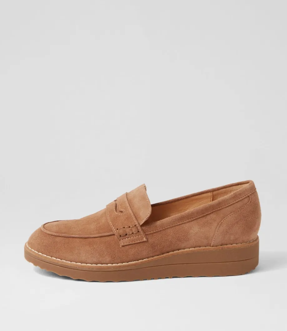 Oley Light Choc Suede Loafers<TOP END Hot