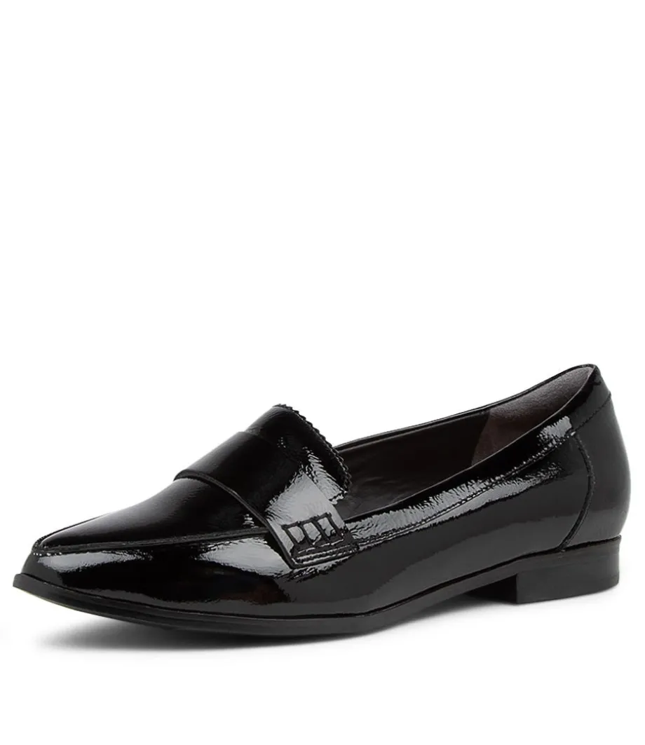 Oreta Xw Black Patent Leather Loafers<ZIERA Flash Sale