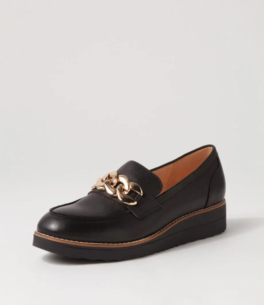 Ozama Black Leather Loafers<TOP END Best Sale