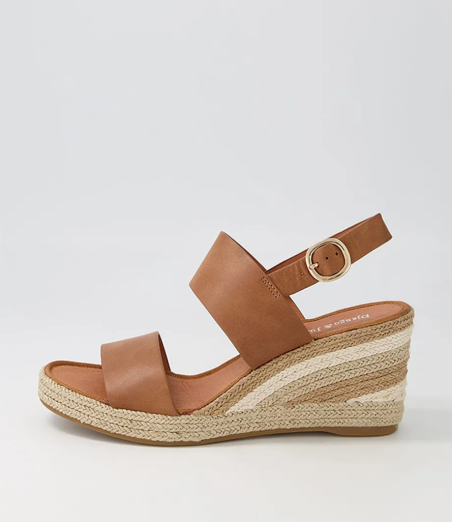 Pama Tan Natural Multi Leather Espadrilles<DJANGO & JULIETTE Shop