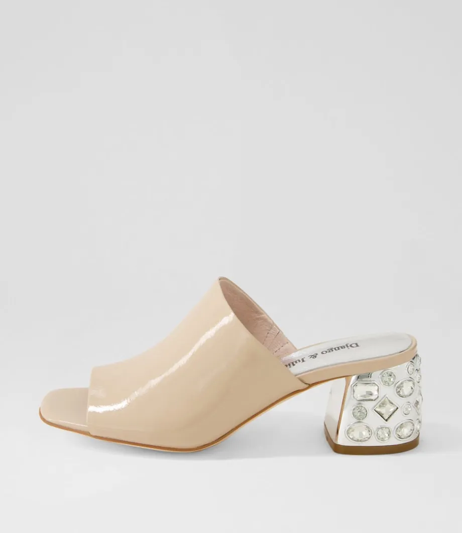 Pansie Cafe Patent Leather Mules<DJANGO & JULIETTE New