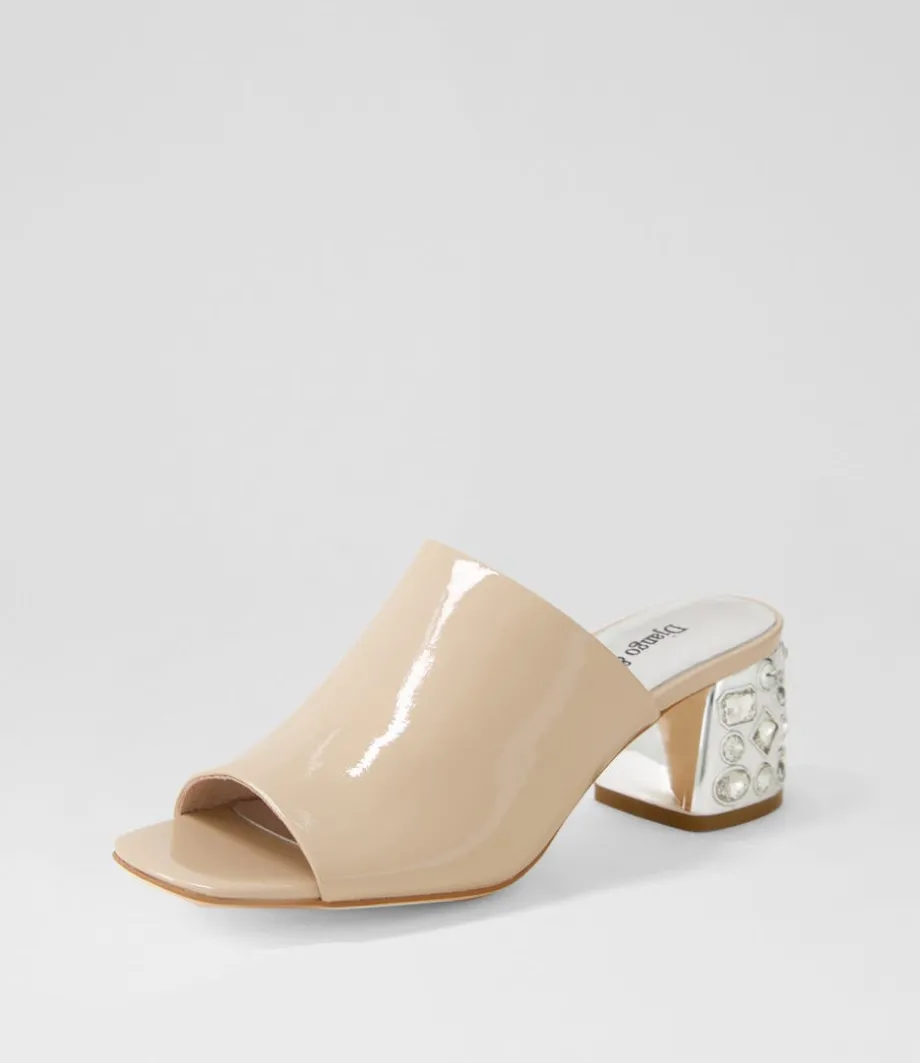 Pansie Cafe Patent Leather Mules<DJANGO & JULIETTE New