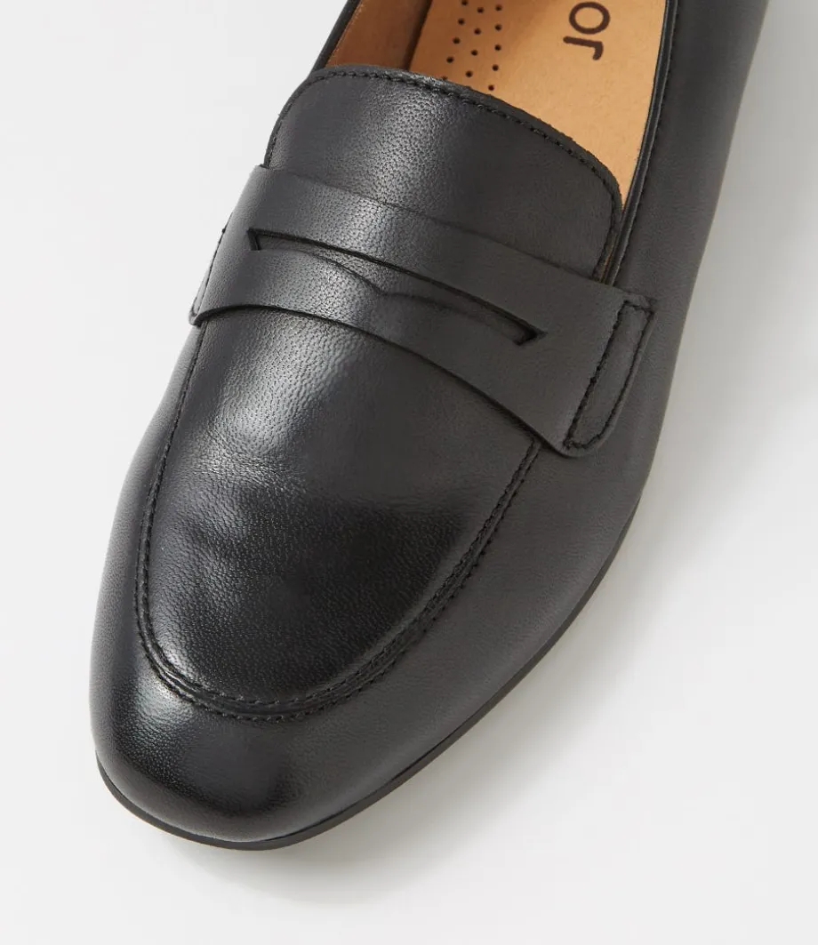 phoebe_schwarz_leather_loafers_3.webp Phoebe Schwarz Leather Loafers<GABOR Online