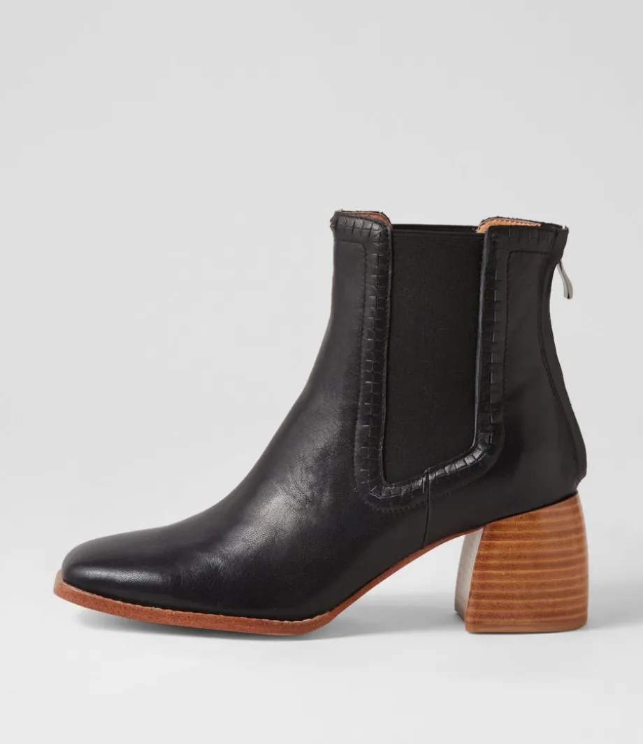Played Black Natural Leather Chelsea Boots<MOLLINI Store