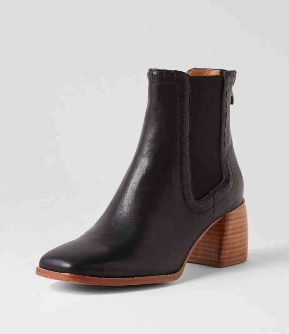 Played Black Natural Leather Chelsea Boots<MOLLINI Store
