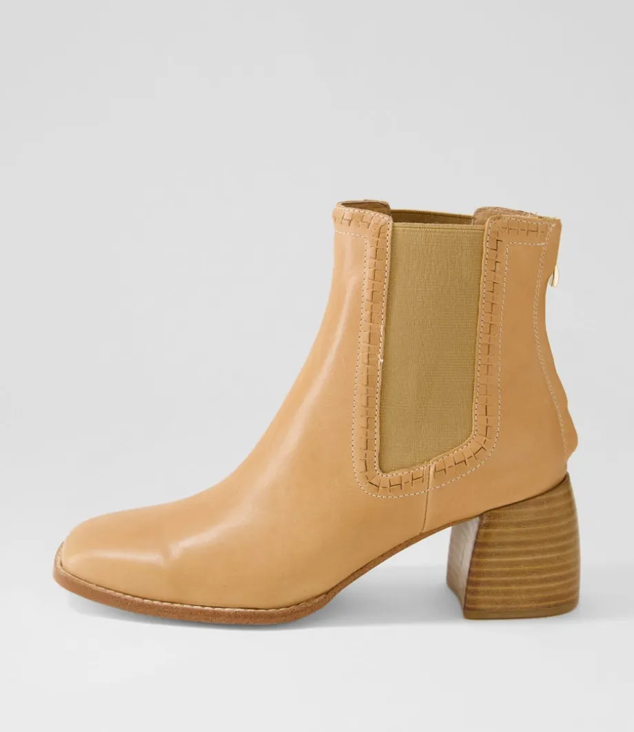Played Light Tan Natural Leather Chelsea Boots<MOLLINI Best Sale