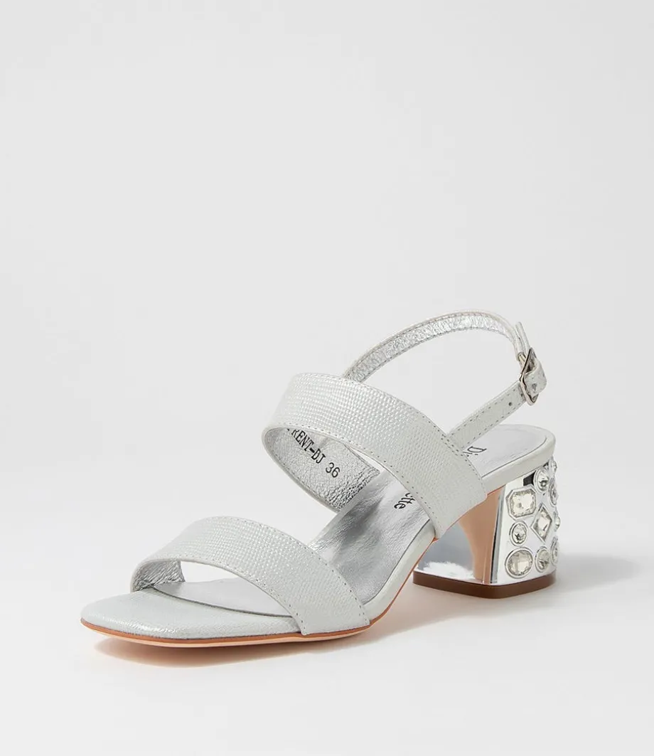 prent_silver_glow_lizard_sandals_1.webp Prent Silver Glow Lizard Sandals<DJANGO & JULIETTE Best Sale