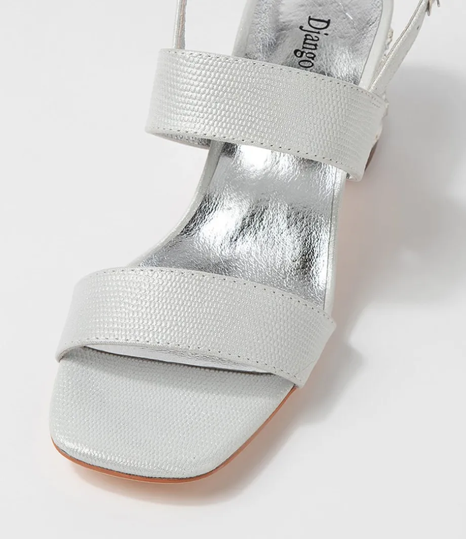 prent_silver_glow_lizard_sandals_3.webp Prent Silver Glow Lizard Sandals<DJANGO & JULIETTE Best Sale