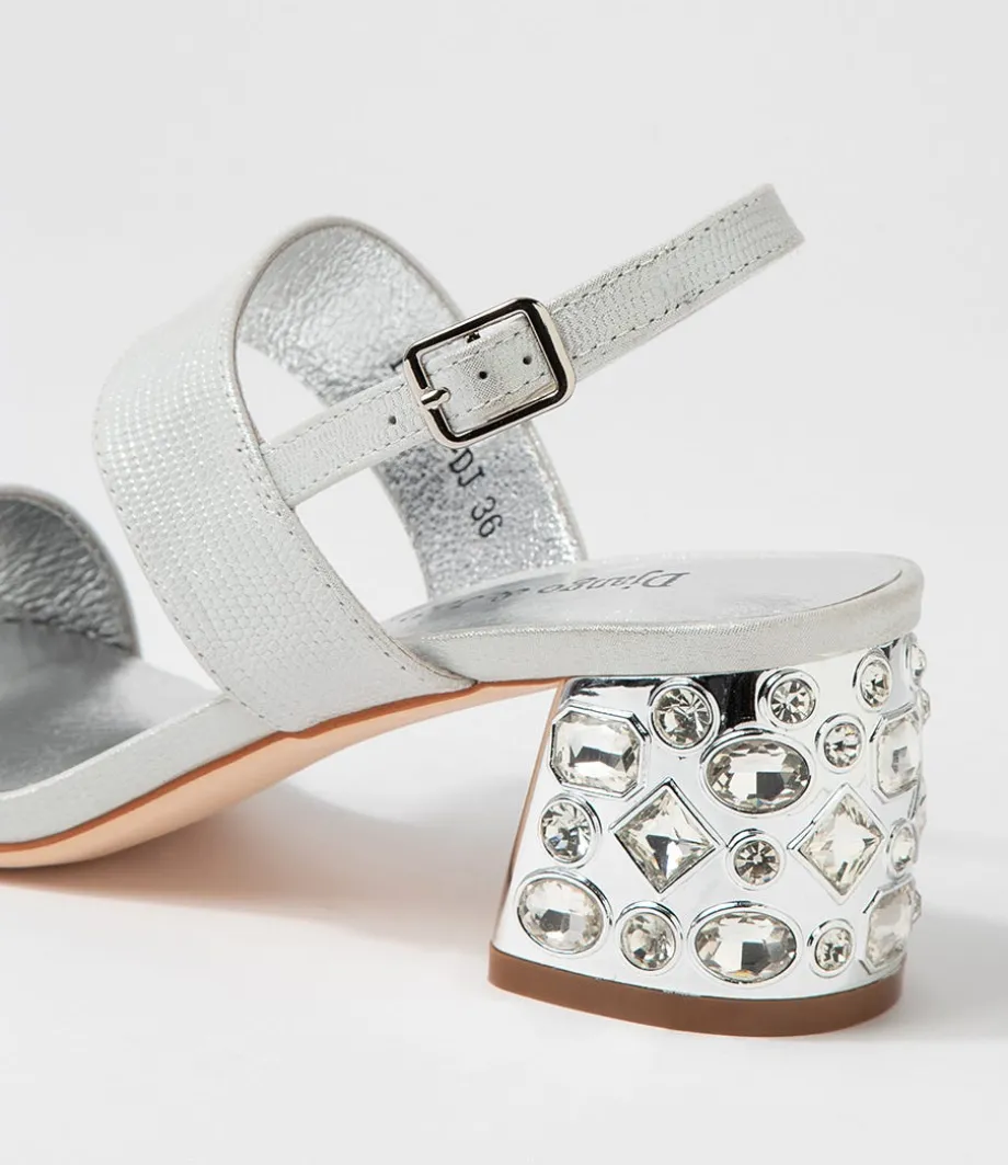 prent_silver_glow_lizard_sandals_4.webp Prent Silver Glow Lizard Sandals<DJANGO & JULIETTE Best Sale