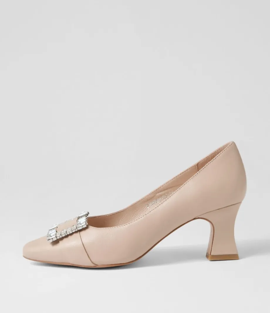 Pronda Nude Leather Heels<DJANGO & JULIETTE Best