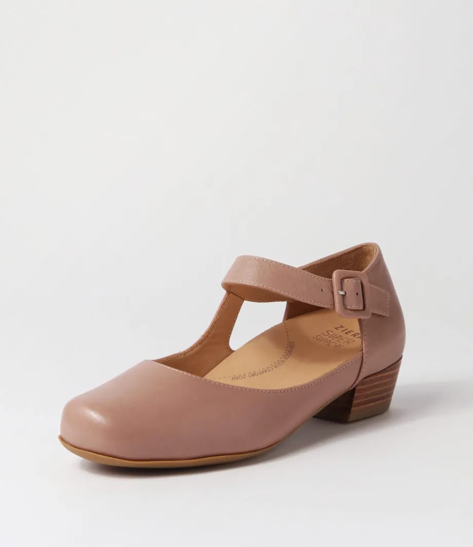 Qango Xw Cappuccino Leather Flat Shoes<ZIERA Sale