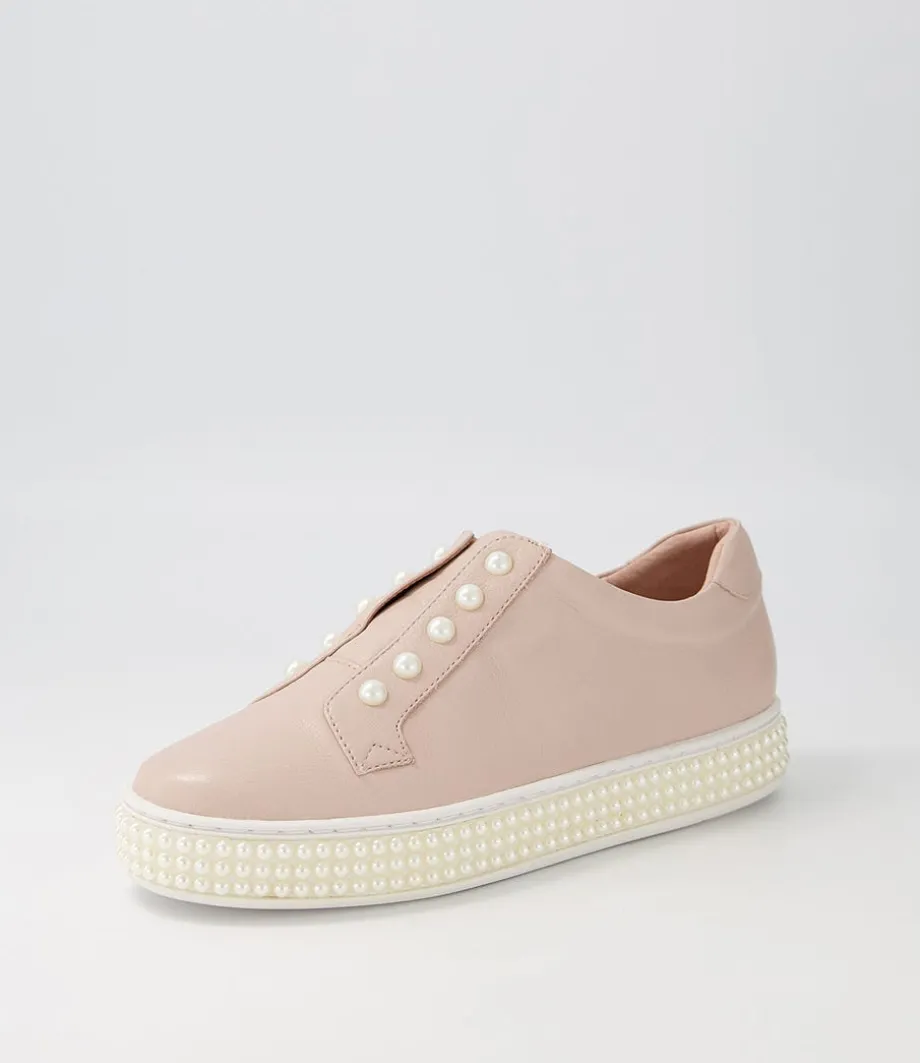 quempo_dusty_pink_leather_sneakers_1.webp Quempo Dusty Pink Leather Sneakers<TOP END Cheap