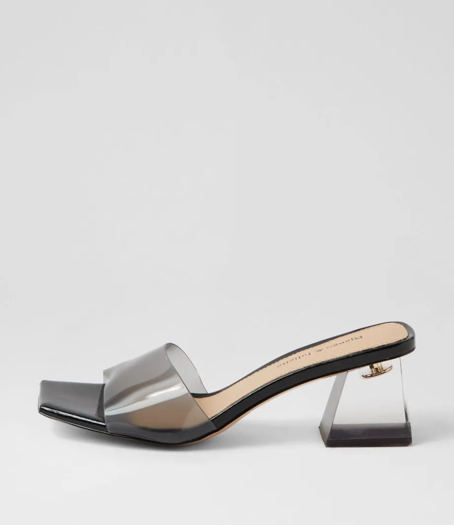 Rallas Smoke Vinylite Mules<DJANGO & JULIETTE Store
