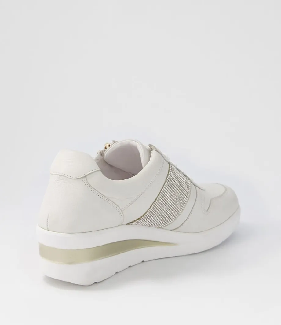 reehale_white_silver_leather_jewels_sneakers_2.webp Reehale White Silver Leather Jewels Sneakers<SUPERSOFT Sale