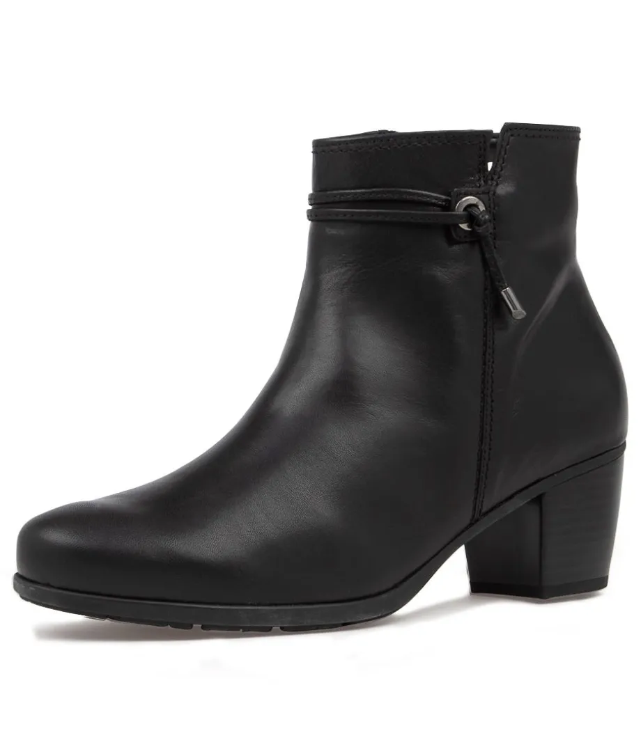 rena_schwarz_leather_ankle_boots_1.webp Rena Schwarz Leather Ankle Boots<GABOR Online