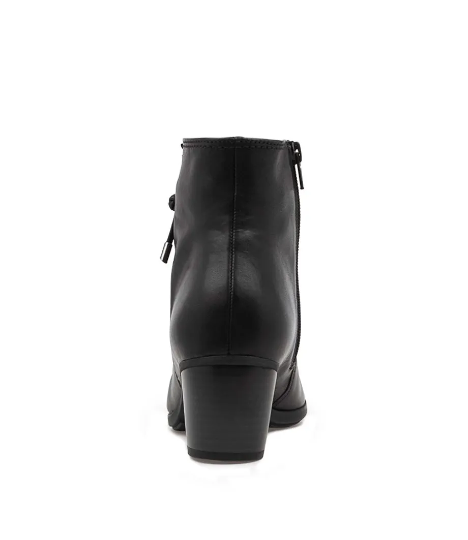 rena_schwarz_leather_ankle_boots_2.webp Rena Schwarz Leather Ankle Boots<GABOR Online