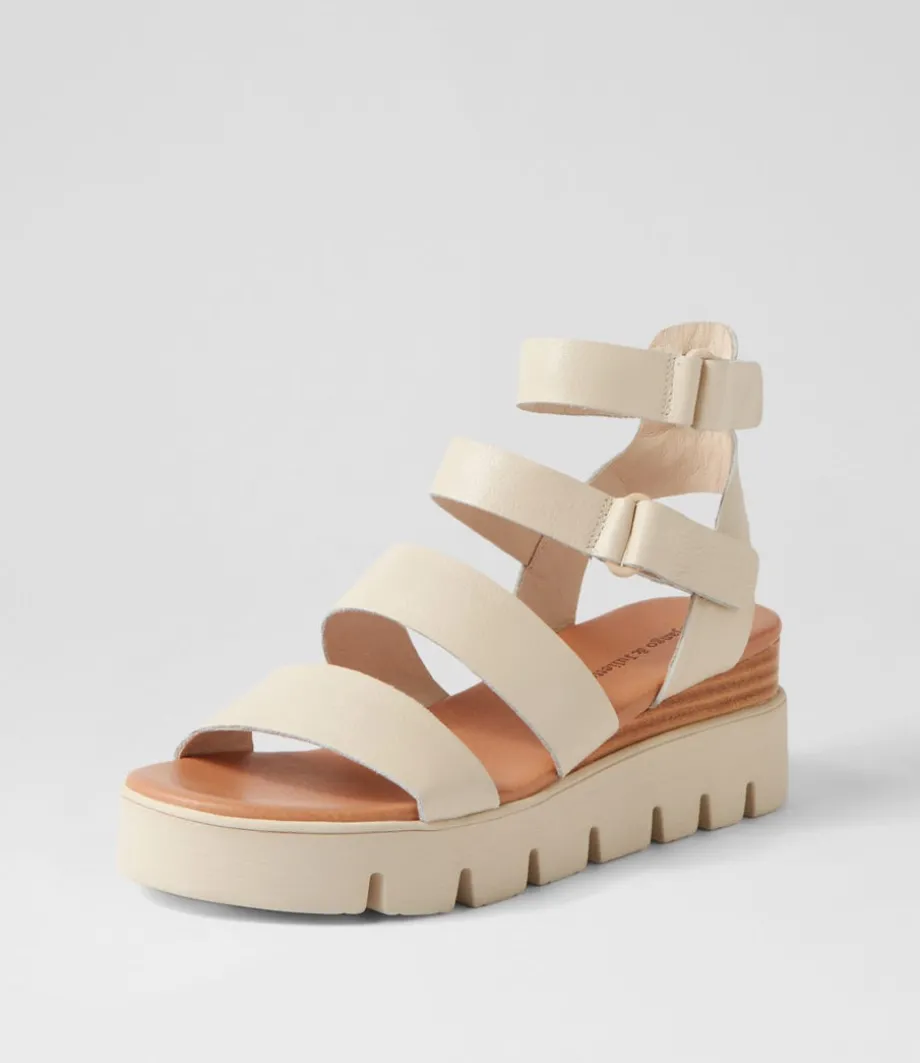 Rhean Milk Leather Sandals<DJANGO & JULIETTE Best Sale