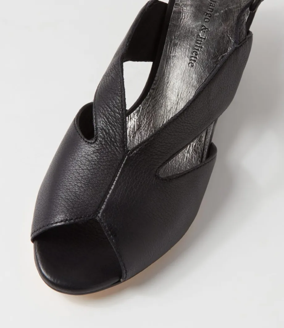 ronney_black_leather_sandals_3.webp Ronney Black Leather Sandals<DJANGO & JULIETTE Best