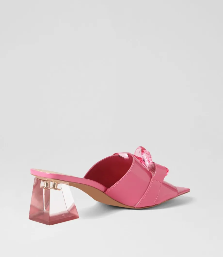 rulie_pretty_pink_patent_leather_mules_2.webp Rulie Pretty Pink Patent Leather Mules<DJANGO & JULIETTE Best