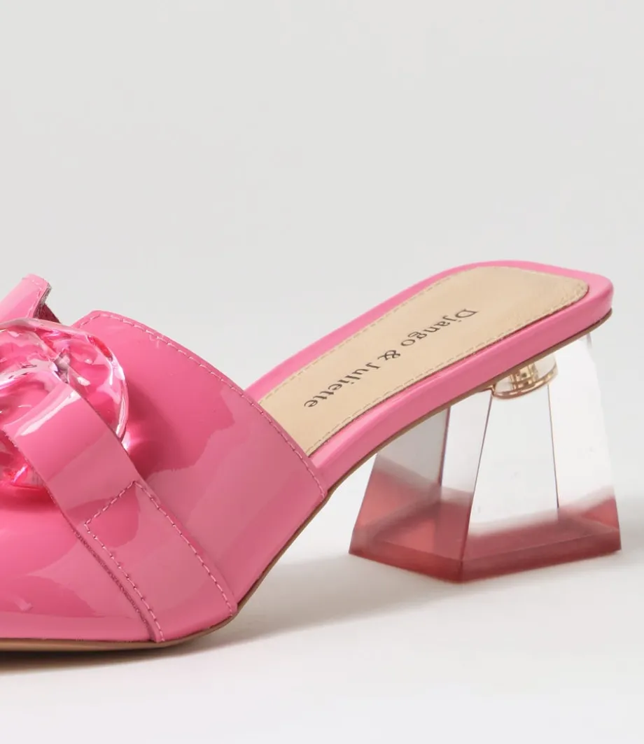 rulie_pretty_pink_patent_leather_mules_4.webp Rulie Pretty Pink Patent Leather Mules<DJANGO & JULIETTE Best