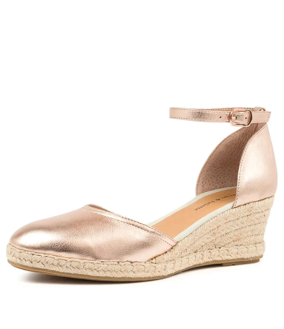 Rylen Dj Rose Gold Natural Rope Leather<DJANGO & JULIETTE Hot