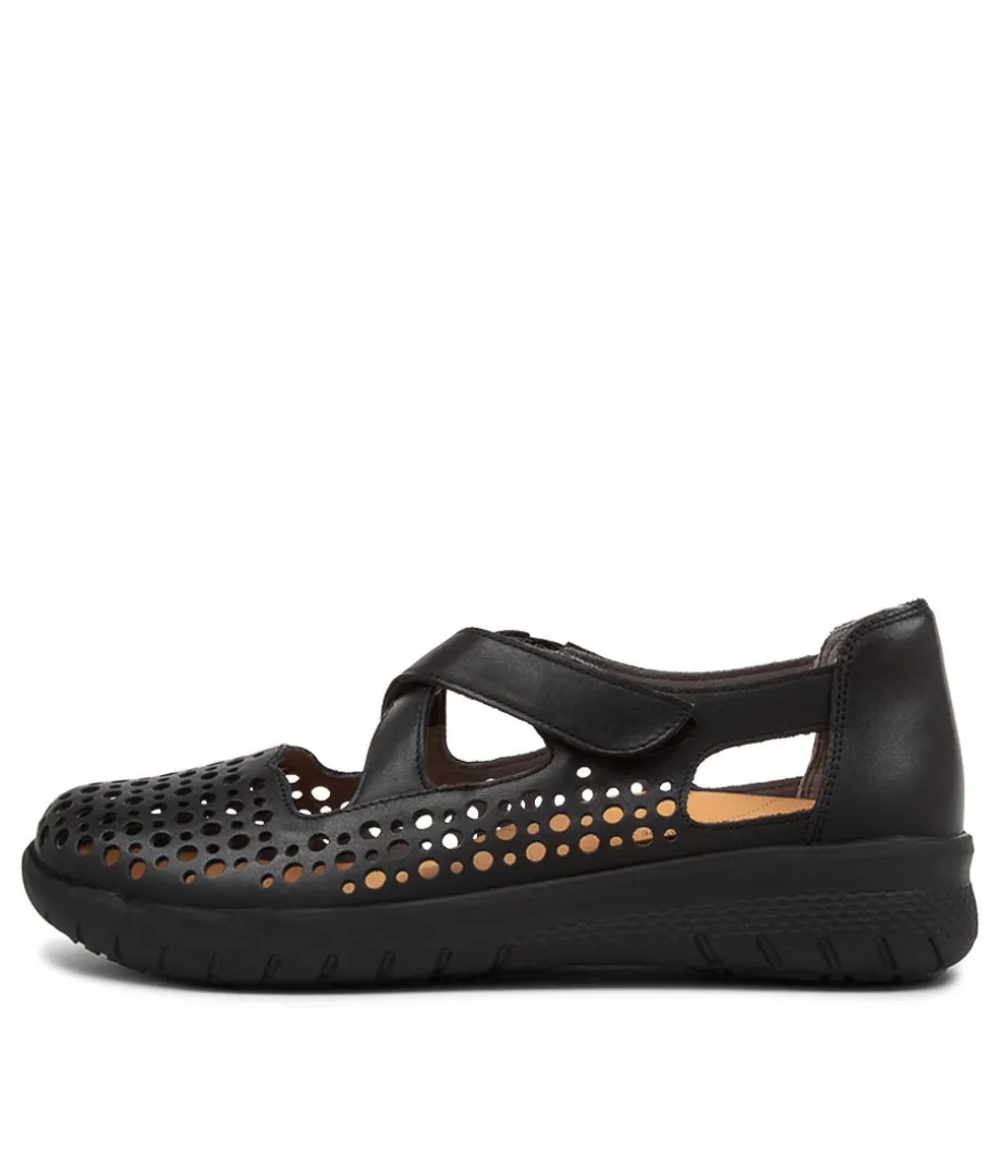 Sachet Xf Black Leather Flat Shoes Bs<ZIERA Store